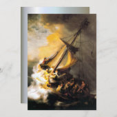 Christus in het Storm op het Zee van Galilee-Rembr (Voorkant / Achterkant)