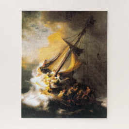Christus in het Storm op het Zee van Galilee-Rembr Legpuzzel