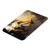 Christus in het Storm op het Zee van Galilee-Rembr Magneet (Linkerzijde)