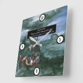 Christus in het Storm Vierkante Klok (Hoek)