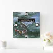 Christus in het Storm Vierkante Klok (Huis)