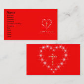 Christus in je hart Visitekaartje (Voorkant / Achterkant)