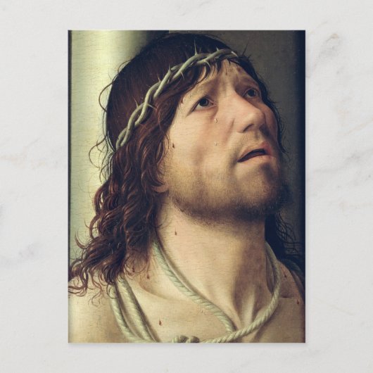 Christus in kolom c.1475 briefkaart (Voorkant)