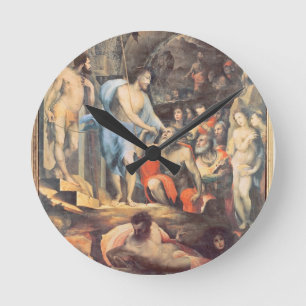 Christus in Limbo, c.1530-35 (paneel) Ronde Klok