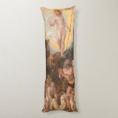 Christus in Limbo - Hans Mielich Fine Art Lichaamskussen (Achterkant (Verticaal))