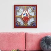 Christus in Majesteit en de 24 Ouderen Canvas Afdruk (Insitu (Woonkamer))