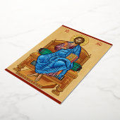 Christus in majesteit folie uitnodiging (Gedraaid)
