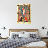 Christus in Majesteit met heiligen Canvas Afdruk (Insitu (Slaapkamer))