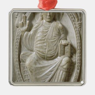 Christus in Majesteit, van de ambulant Metalen Ornament