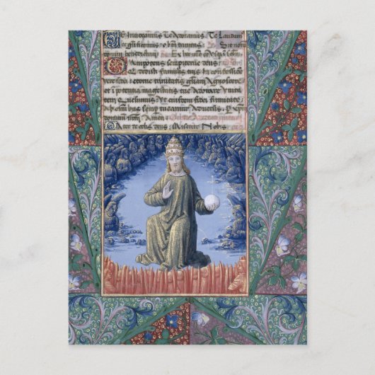 Christus in Majesty Briefkaart (Voorkant)