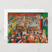 Christus ingang Brussel in 1889 Briefkaart (Voorkant / Achterkant)