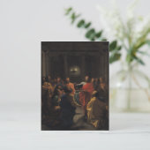 Christus Instellen van de Eucharist Briefkaart (Staand voorkant)
