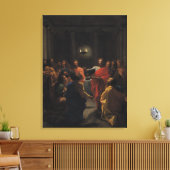 Christus Instellen van de Eucharist Canvas Afdruk (Insitu (Woonkamer))