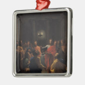 Christus Instellen van de Eucharist Metalen Ornament (Links)