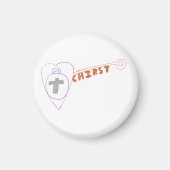 Christus is de belangrijkste draaimoment magneet (Voorkant)