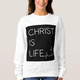 Christus is de hartslag van het leven en de dwars trui