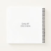 Christus is de hartslag van het leven lijn en dwar notitieboek (Achterkant)