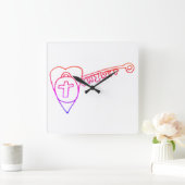 Christus is de Key Square Wall klok (Huis)