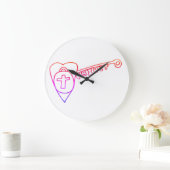 Christus is de Key Wall Clock Grote Klok (Huis)