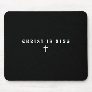 Christus is de Koning der Subtiele Christelijke Mi Muismat
