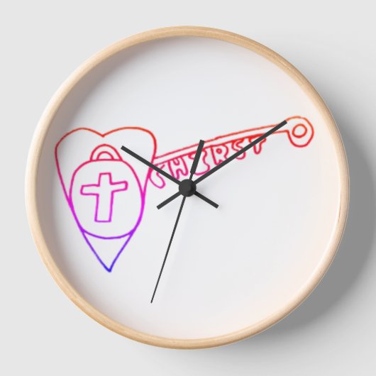 Christus is de sleutelhanger van de ronde muur (Voorkant)