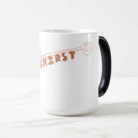 Christus is de sleutelmorphing-Mok Magische Mok (Voorkant rechts)