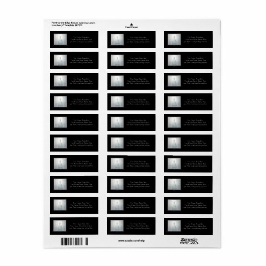 Christus is de weg etiket (Full Sheet)