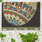 Christus is een  Russische paaseieren Theedoek (Gevouwen)