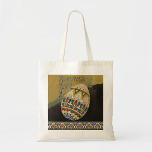 Christus is een  Russische paaseieren Tote Bag