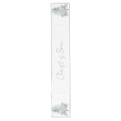 Christus is geboren bosbomen Herten Lange Tafelloper (Voorkant)