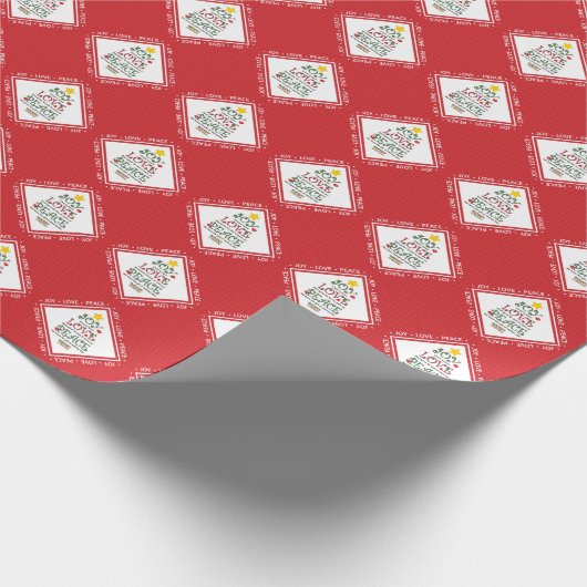 Christus is geboren cadeaupapier (Hoek)