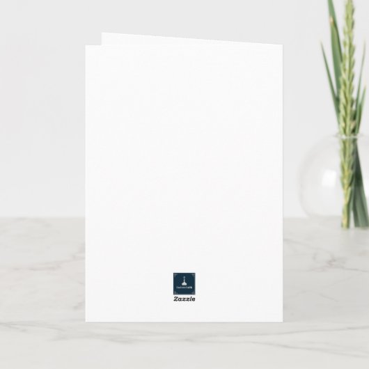 Christus is geboren! kaart (Achterkant)