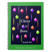 Christus is geboren notitieboek (Voorkant)