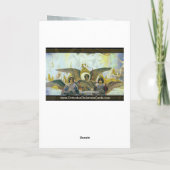 Christus is geboren! Orthodoxe Kerst Kaart (Achterkant)