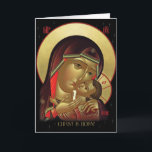 Christus is geboren! Orthodoxe kerst Kaarten<br><div class="desc">Iconencompositie met meerdere afbeeldingen aan alle kanten van het wenskaart van www.OrthodoxChristmasCards.com</div>