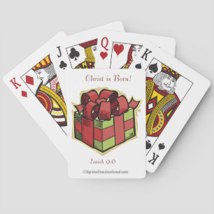 Christus is Geboren Pokerkaarten