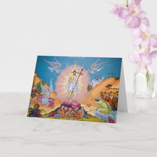 Christus is gerezen. kaart (Orchidee)