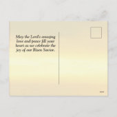 Christus is gerezen net zoals hij zei, Matthew 28  Feestdagenkaart (Achterkant)