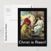 Christus is gerezen, toch is hij gerezen! briefkaart (Voorkant / Achterkant)