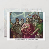 Christus is gestript door El Greco Briefkaart (Voorkant / Achterkant)