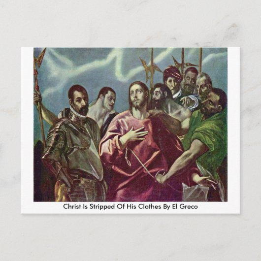 Christus is gestript door El Greco Briefkaart (Voorkant)