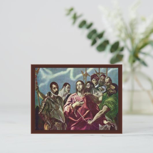 Christus is gestript van zijn kleren ( El Expolio  Briefkaart (Staand voorkant)