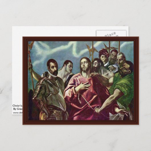 Christus is gestript van zijn kleren ( El Expolio  Briefkaart (Voorkant / Achterkant)