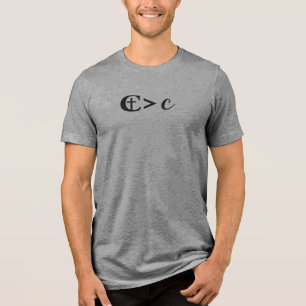 Christus is groter dan kanker Tri-Blend shirt