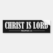 Christus is Heer Bumpersticker (Voorkant)