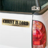 Christus is Heer Bumpersticker (Op Truck)