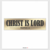 Christus is het goud van Lord Vinyl Sticker (Vel)