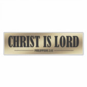 Christus is het goud van Lord Vinyl Sticker (Voorkant)