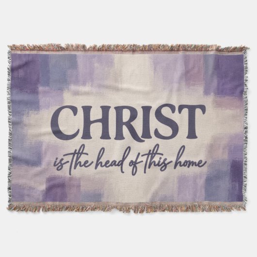 CHRISTUS is het Hoofd van dit Huis | Christelijk Deken (Voorkant)