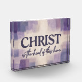 CHRISTUS is het Hoofd van dit Huis | Christelijk Fotoblokken (Links)